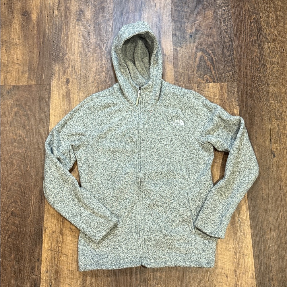 The North‎ Face Heathered Gray Fleece Jacket
